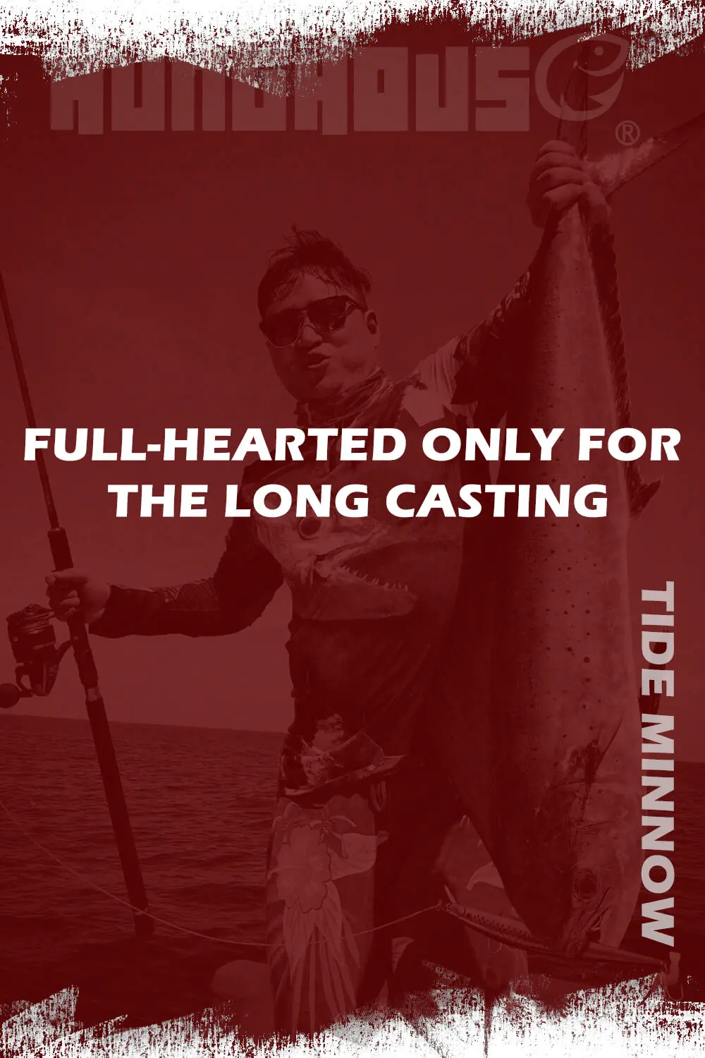 Hunthouse Tide Slim Minnow flyer175 плавающая жесткая приманка для рыбалки Морская рыбалка 175 мм 25 г 3D глаза ABS пластик для морской щуки