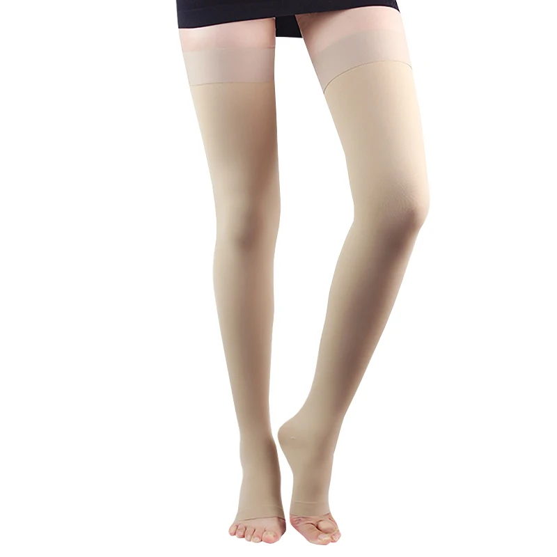 Unisex Open Toe Knee High 30-40 mmHg Medical Compression Stockings Compression Stockings for Woman Support Stocks for Men