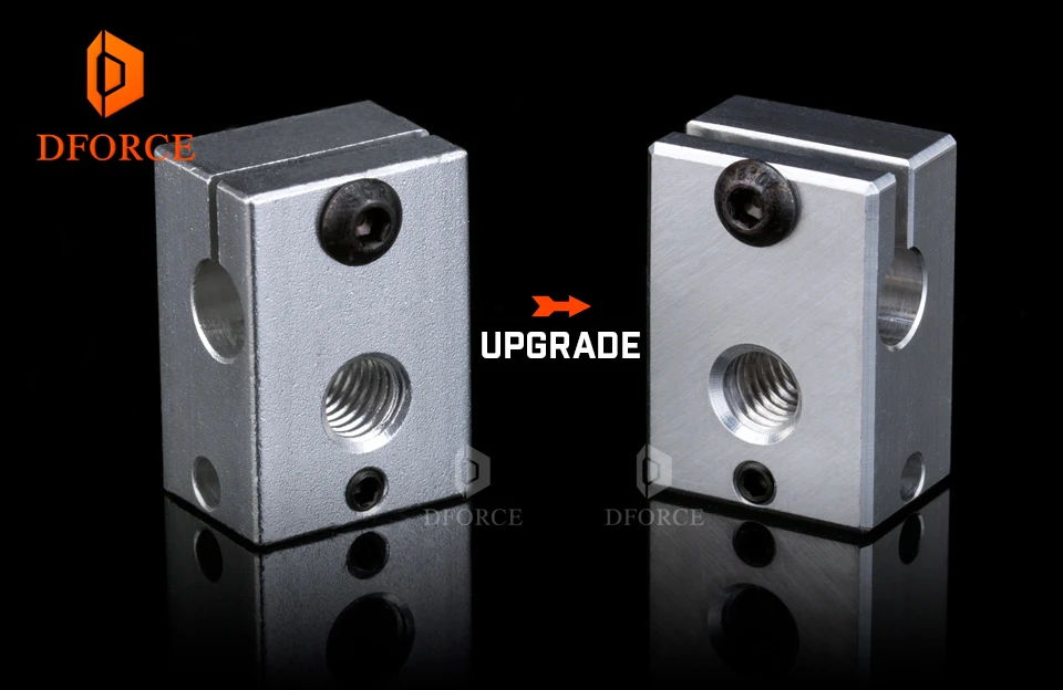 DFORCE 3D принтер части V6 нагреватель Блок для сенсорных картриджей для E3D HOTEND titan экструдер для PT100 датчик для E3D HOTEND