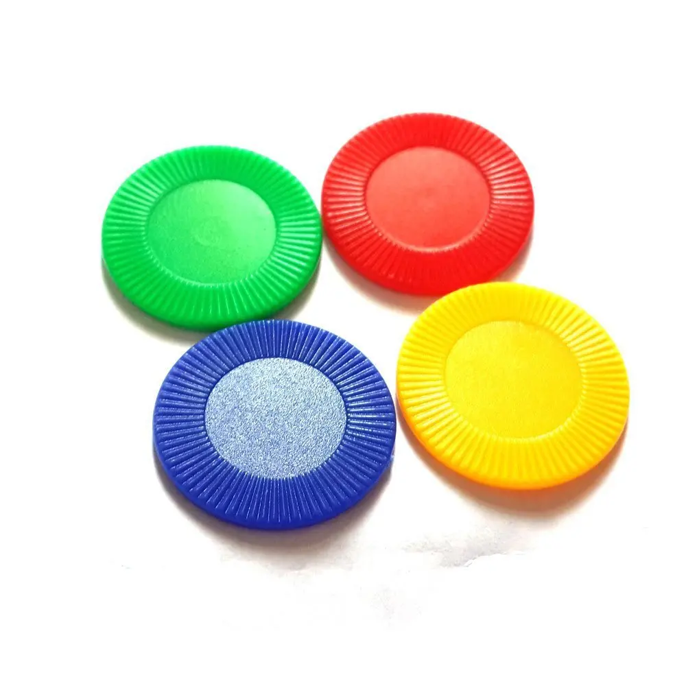 

60Pcs/set Foreign Trade New Plastic Chips Mahjong Accessories Chips Sun Flower Game Currency Props