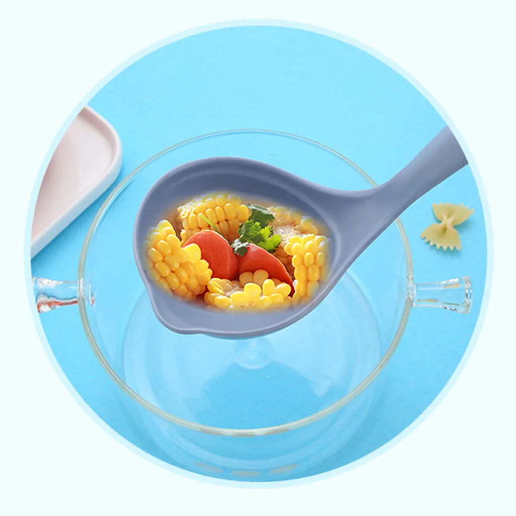 Ложка для супа из бамбукового волокна столовая ложка деревянная приготовления