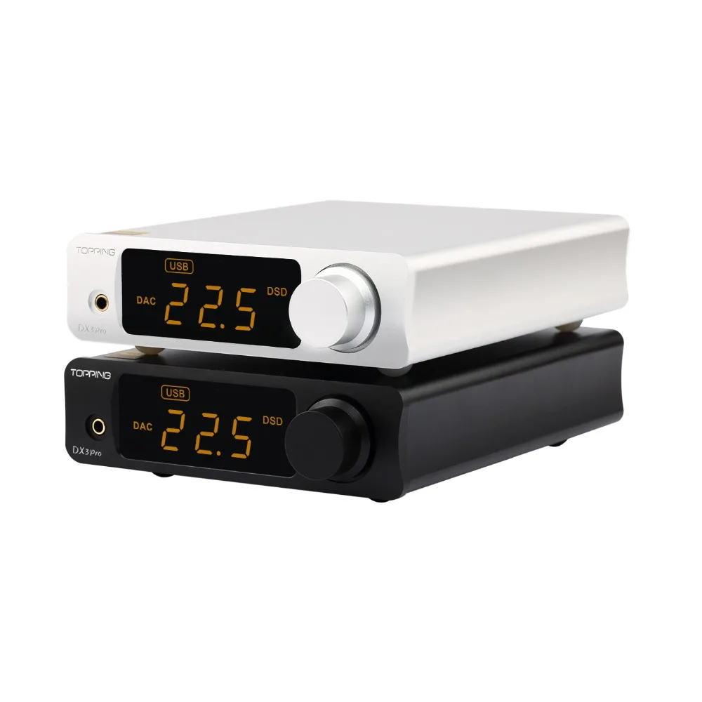 DAC TOPPING DX3 PRO Настольный Bluetooth ATPX USB аудио декодер усилители для наушников Amp Xmos xu208