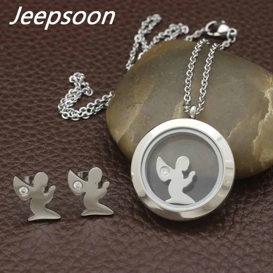 Новейшие модные ювелирные изделия из нержавеющей стали с ангелом серебряный