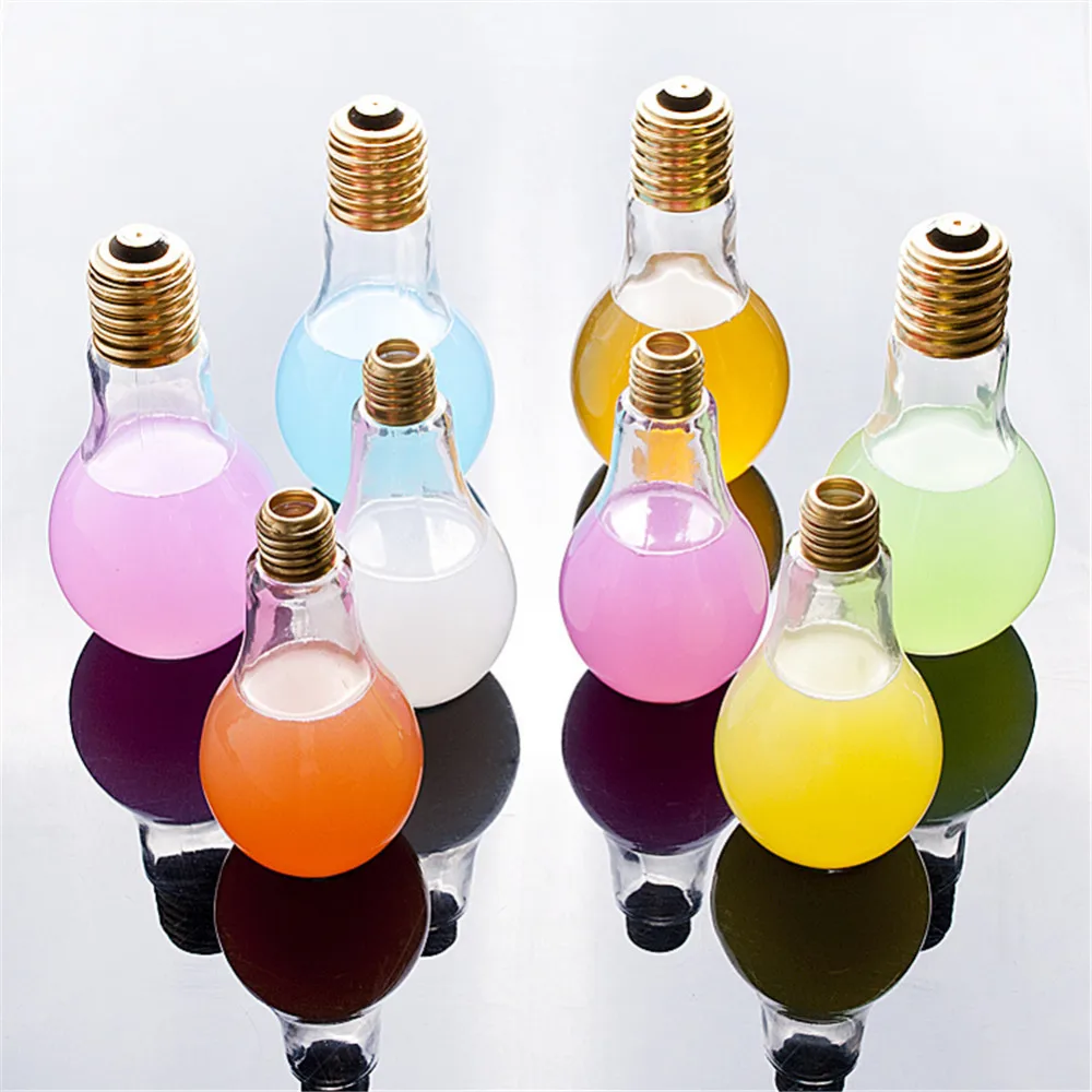 Креативная светящаяся лампа бутылка для воды милые модные лампочки молочного