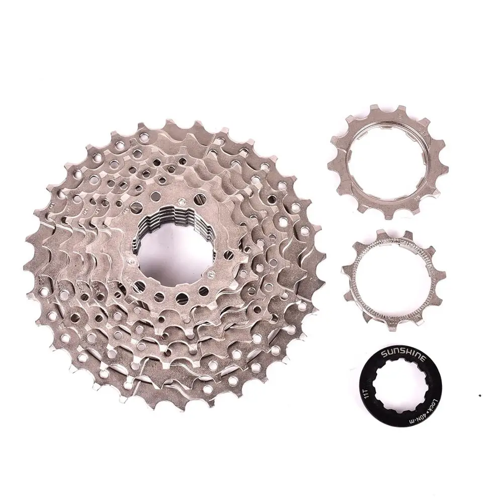 SUNSHINE MTB велосипед Freewheel 8S 11-32 36 40 42T MTB горный велосипедный маховик 8 24 скоростные кассетные звездочки для 8 скоростей