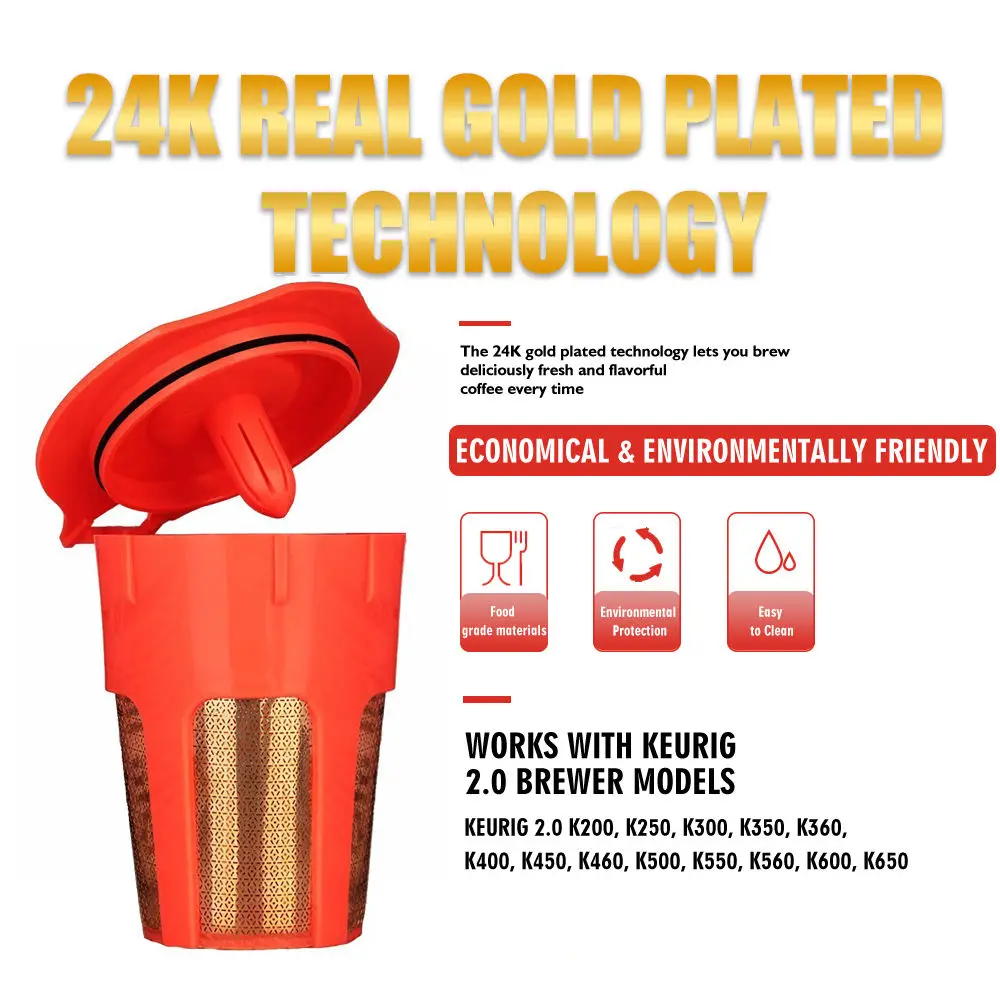 Современный многоразовый фильтр для кофе K Carafe Cup Pod набор ложек Keurig 2 0 кофемашин