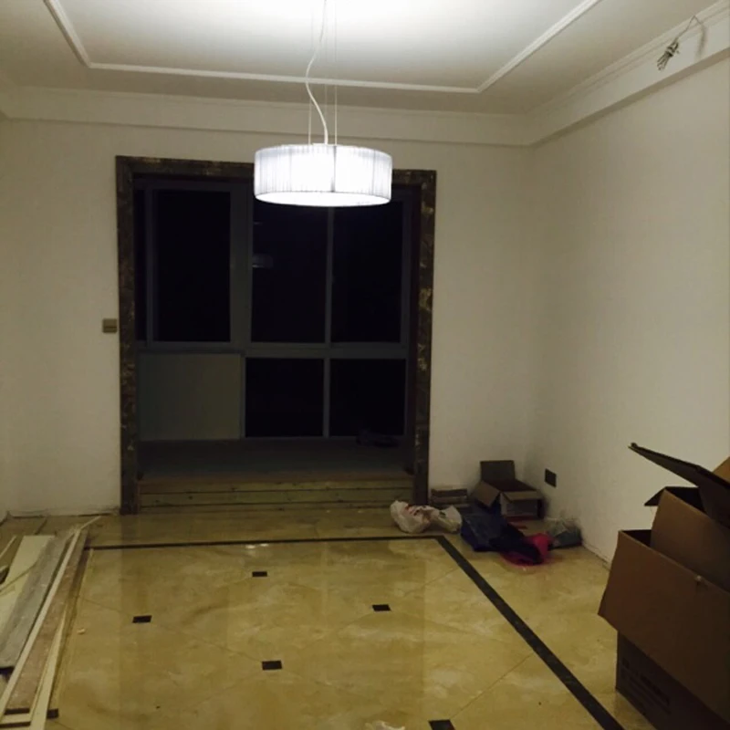 Европейский Американский современный тканевый подвесной светильник