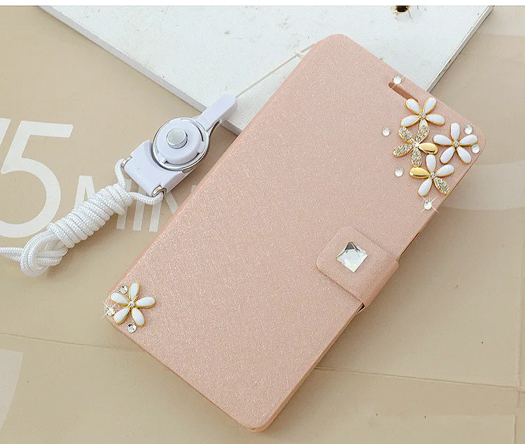 XSMYiss Crystal Diamond Bling Butterfly Leather Wallet Case For iPhone 8 7 6 6s Plus SE 5 5s Flip Phone Cases Slim Cover |