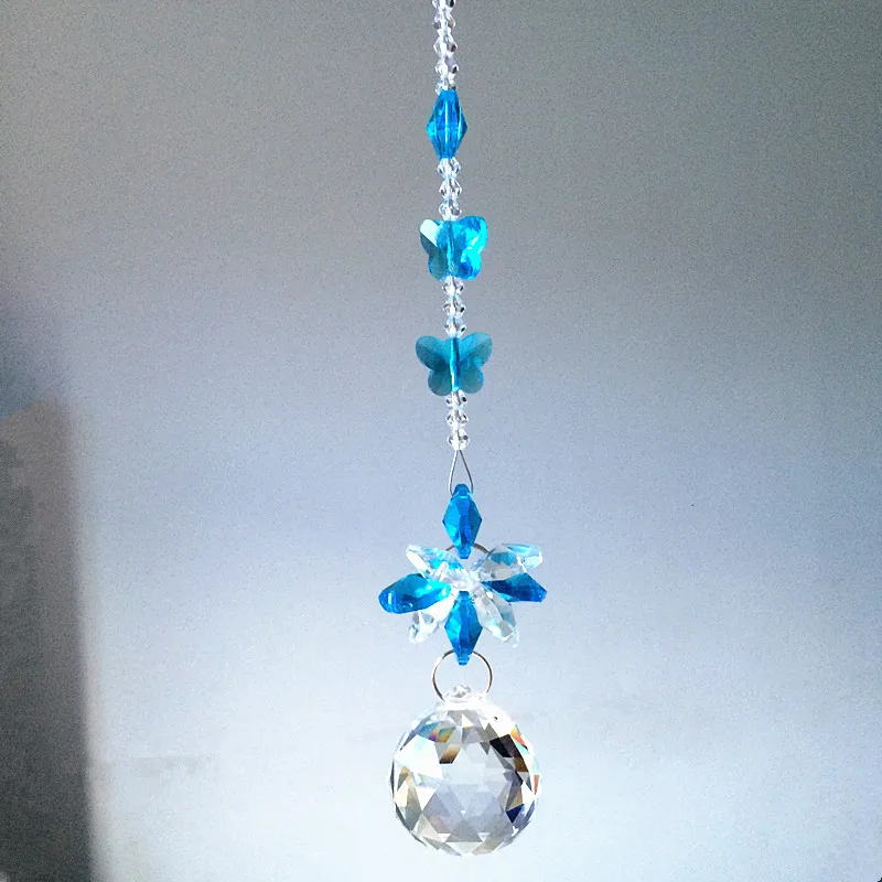 Очаровательная гирлянда чакра спектры 1 шт. Aqua Suncatcher K9 Хрустальная подвеска для