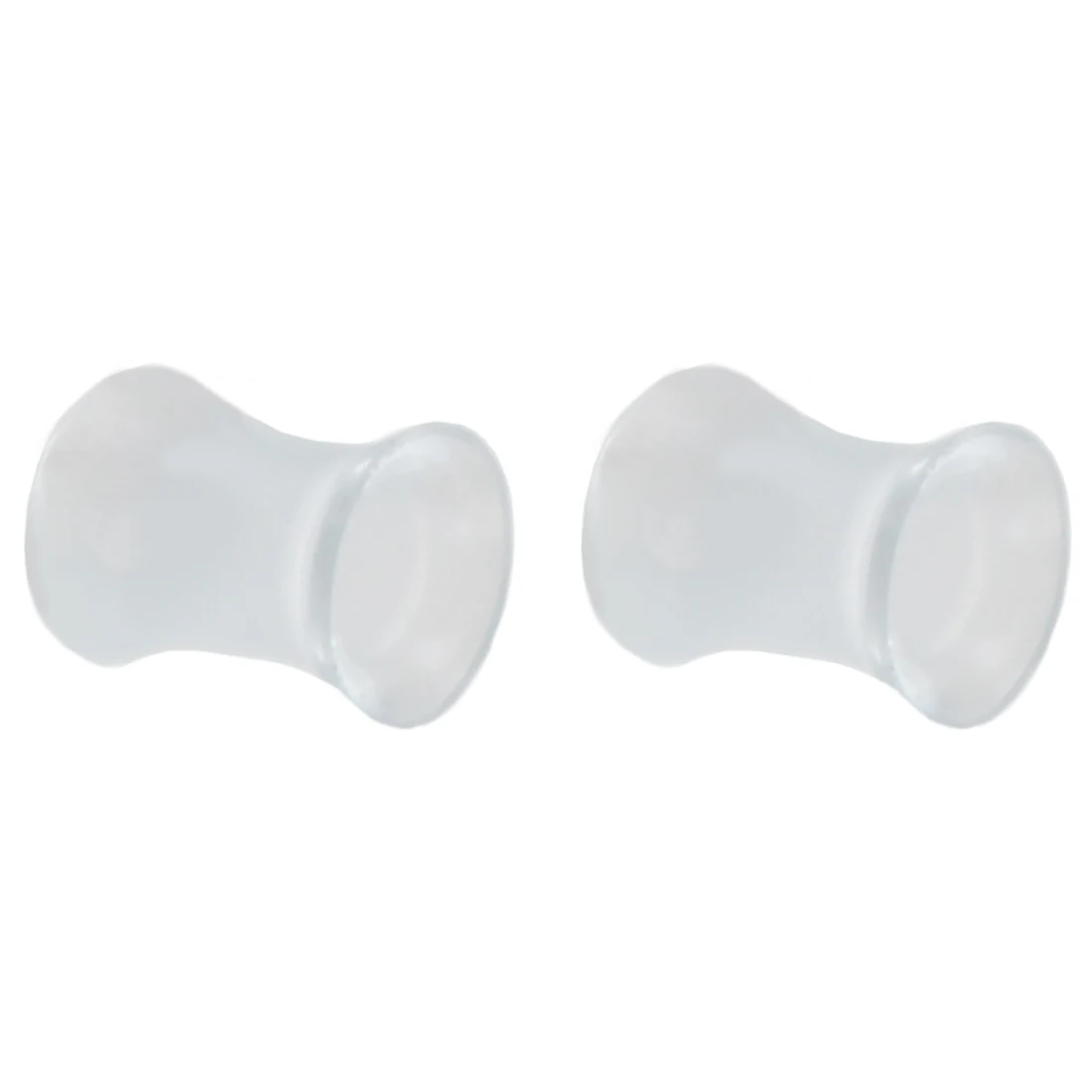 1 pair personality Hollow Acrylic puncture Earrings 2gauge(6mm) Clear | Электроника