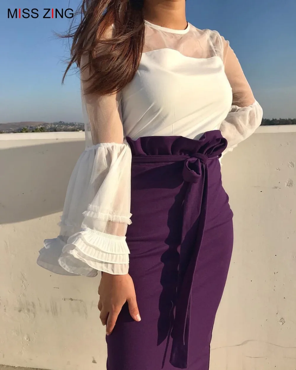 Zing fashion/Женская юбка-комбинезон с поясом, комбинезоны, элегантные комбинезоны для отдыха, мусульманские Брюки, вечерние, до щиколотки, Исламская одежда