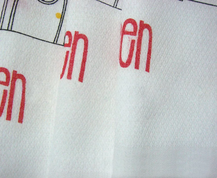 Корея детские слюнявчики полотенца платок хлопок /с принтом "замок" 35 см/много использования