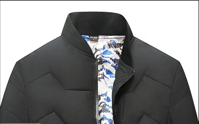 Большие размеры L-8XL Мужская зимняя теплая куртка Толстая Повседневная хлопковая одежда ветрозащитные парки пальто модные куртки на молнии высокого качества