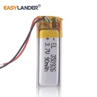 3,5*9*26 мм 3,7 V 90mAh литий-полимерный литий-ионный аккумулятор для bluetooth-гарнитуры 3D стеклянный умный Браслет HM7000 350926 351024