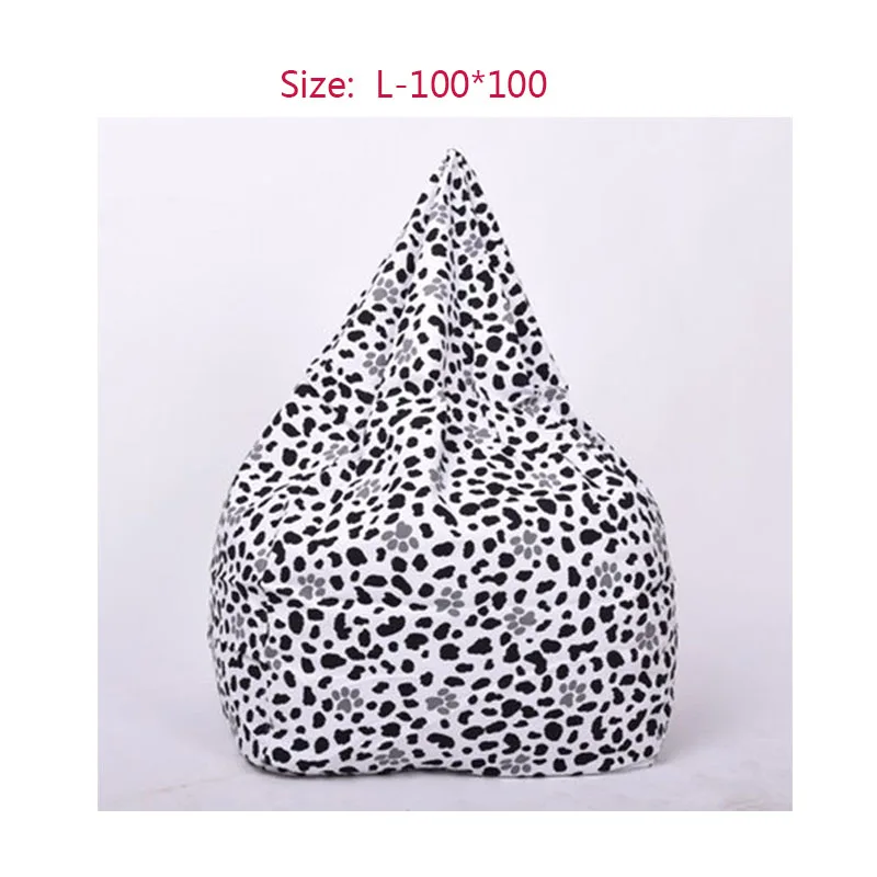 L-100X100CM Специальная, Кресло-мешок, чехол для дивана, без наполнителя, шезлонги, ленивый чехол для дивана, для гостиничной спальни - Цвет: L-100X100CM