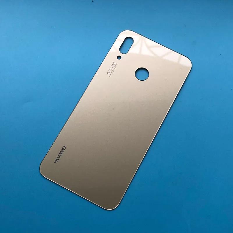 Оригинальная Задняя стеклянная крышка батарейного отсека для Huawei P20 Lite Nova 3e