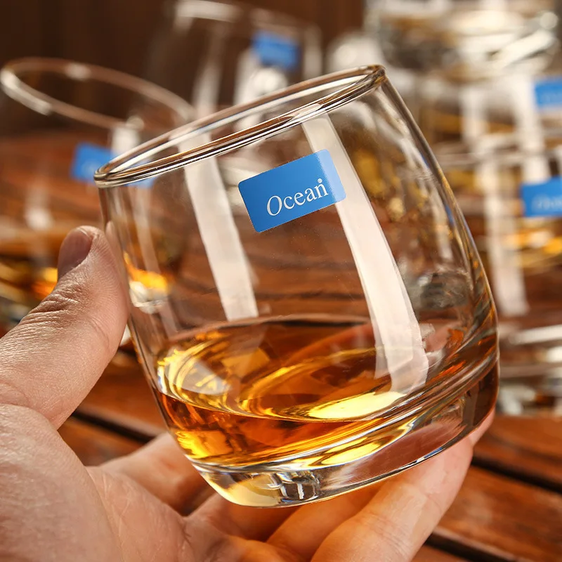 Океан Roly-poly вращающийся Топ питьевой виски стеклянный бар Chivas Regal пиво бренди винный стакан Verre Vidro Gafas Xicaras Copo