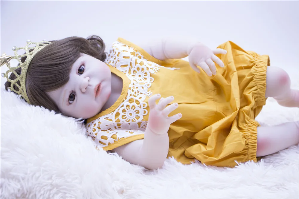 Кукла реборн силиконовая кукла Рапунцель 22 дюйма | Игрушки и хобби