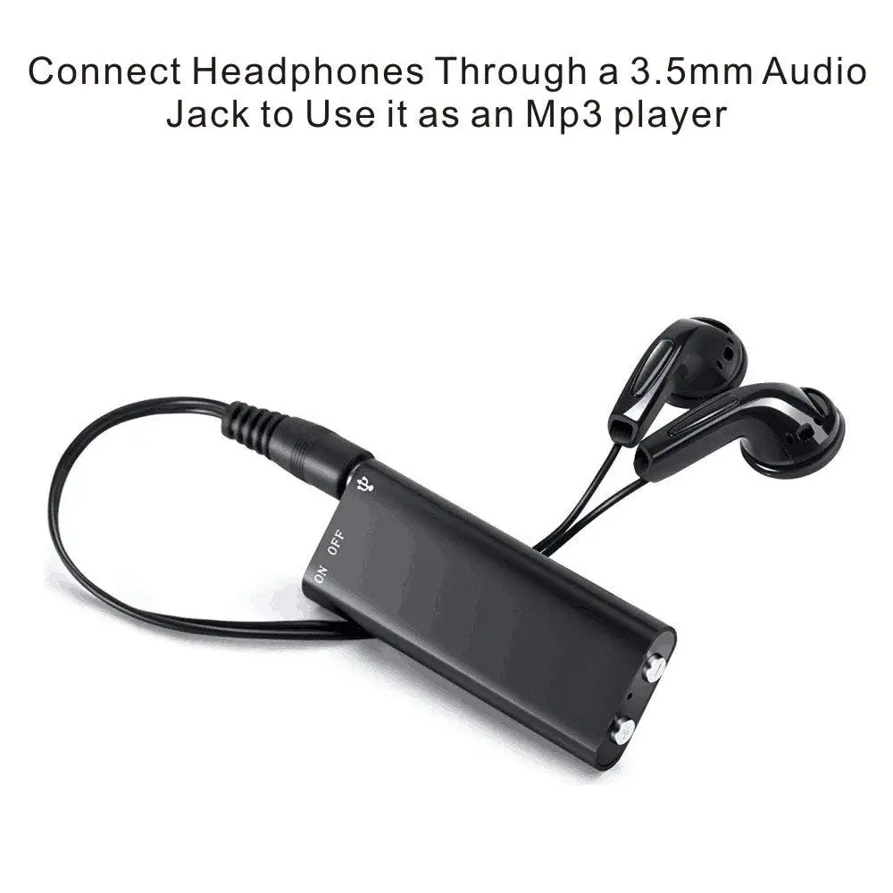 Noyazu N17 самый маленький Профессиональный диктофон 8G 16G Диктофон USB цифровой Аудио Диктофон мини MP3-плеер с зажимом