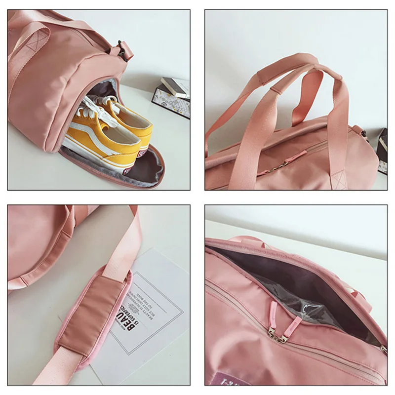 Стильная Водонепроницаемая нейлоновая спортивная сумка для занятий спортом на