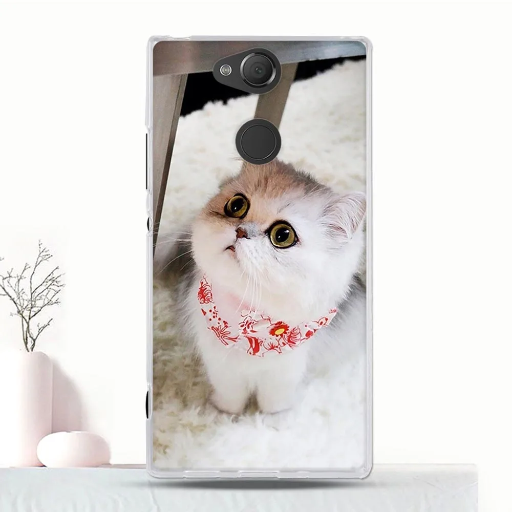 45 ТПУ силиконовый бампер для sony Xperia XA2 мягкий чехол 3D принт для sony Xperia XA2 двойной чехол для телефона для sony Xperia XA2 Funda чехол - Цвет: 45