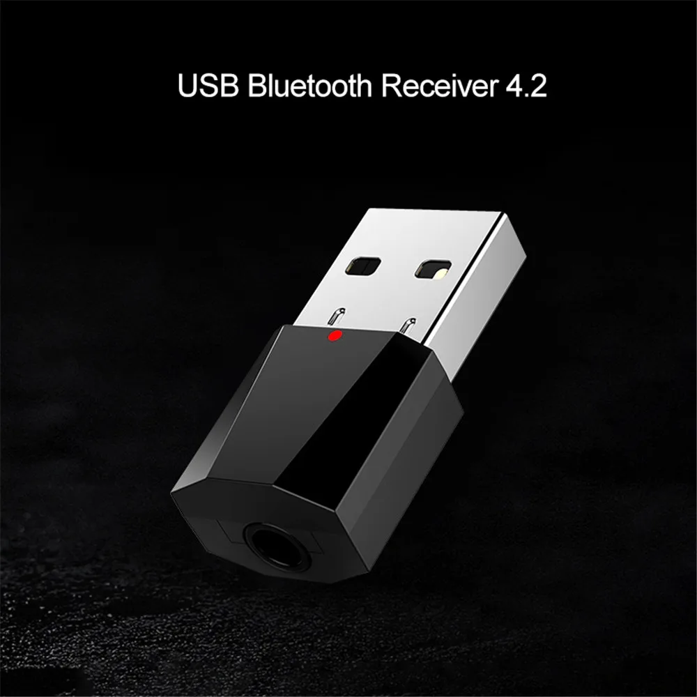Мини Bluetooth автомобильный комплект 3 5 мм аудио приемник адаптер 4 2 Aux кабель выход