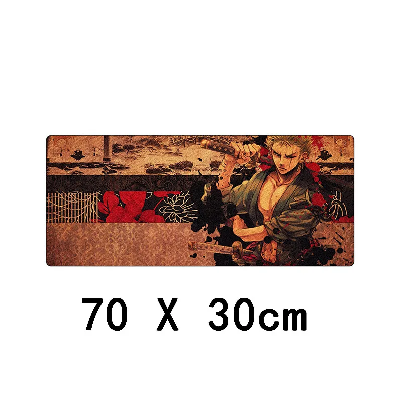 FFFAS 70x30 см большой коврик для мыши игровая скоростная модель коврик для мыши один кусок Луффи Roronoa Зоро Ace Япония Аниме дисплей PC подушка - Цвет: Model H