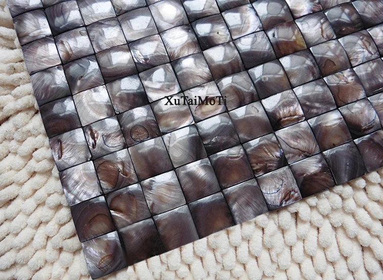 Кофейная Мозаика из ракушек перламутровая плитка натуральная мозаика для ванной