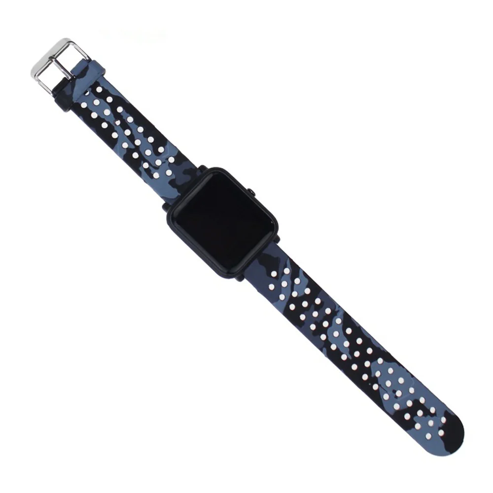 Для Amazfit ремешок Ремешок Bip Камуфляжный ремешок для Xiaomi Amazfit Bip Youth TPU чехол+ силиконовый браслет сменный Браслет