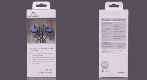 Soundmagic PL50 балансировочные арматурные Hi Fi наушники вкладыши хорошее качество