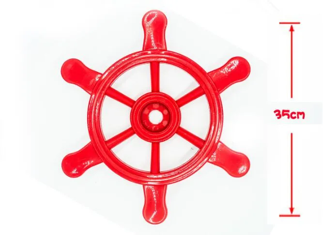 

35CM marine steering wheel ship steering wheel toy for Wood Backyard Play Set for Girl Boy Kids Children Gift outdoor indoor toy