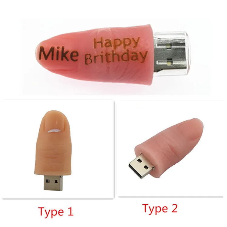 (Более 10 шт.) бесплатный логотип на заказ USB Толстая забавная Милая флешка модель