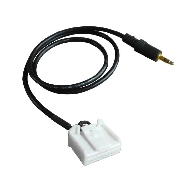 Автомобильный аудио CD 3 5 мм AUX 20PIN интерфейс кабель адаптер для Toyota