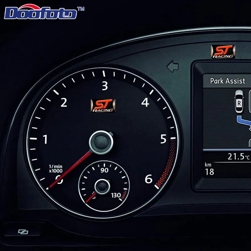 Автомобильные наклейки и с логотипом Doofoto аксессуары для Ford St Racing Focus Fiesta Ranger Line