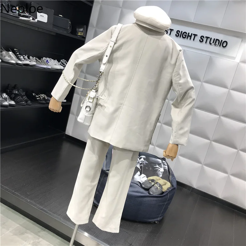 Neploe Для женщин Верхняя одежда из двух частей весна 2019 двубортный блейзер +