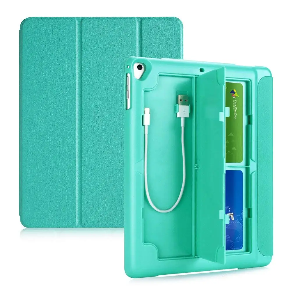 Чехол для iPad Air 2 крышка модель A1566 A1567 из искусственной кожи чехол с функцией автоматического сна/Wake Up Чехол для iPad воздуха 1/2 полный корпус защитный чехол Стекло