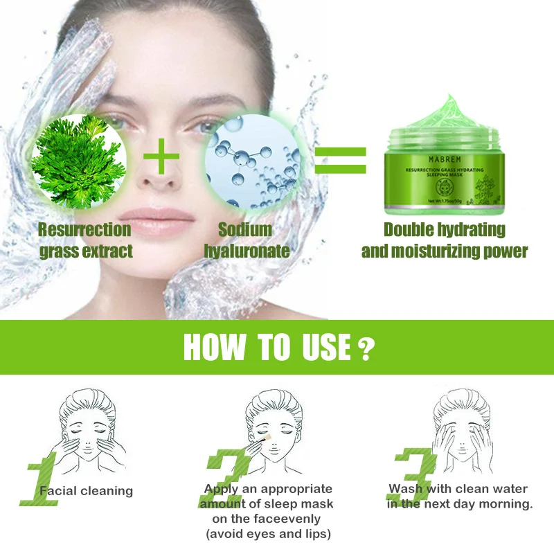 Moisturizing Sleep Mask Treatment Anti-Aging Whitening YUF99 | Красота и здоровье