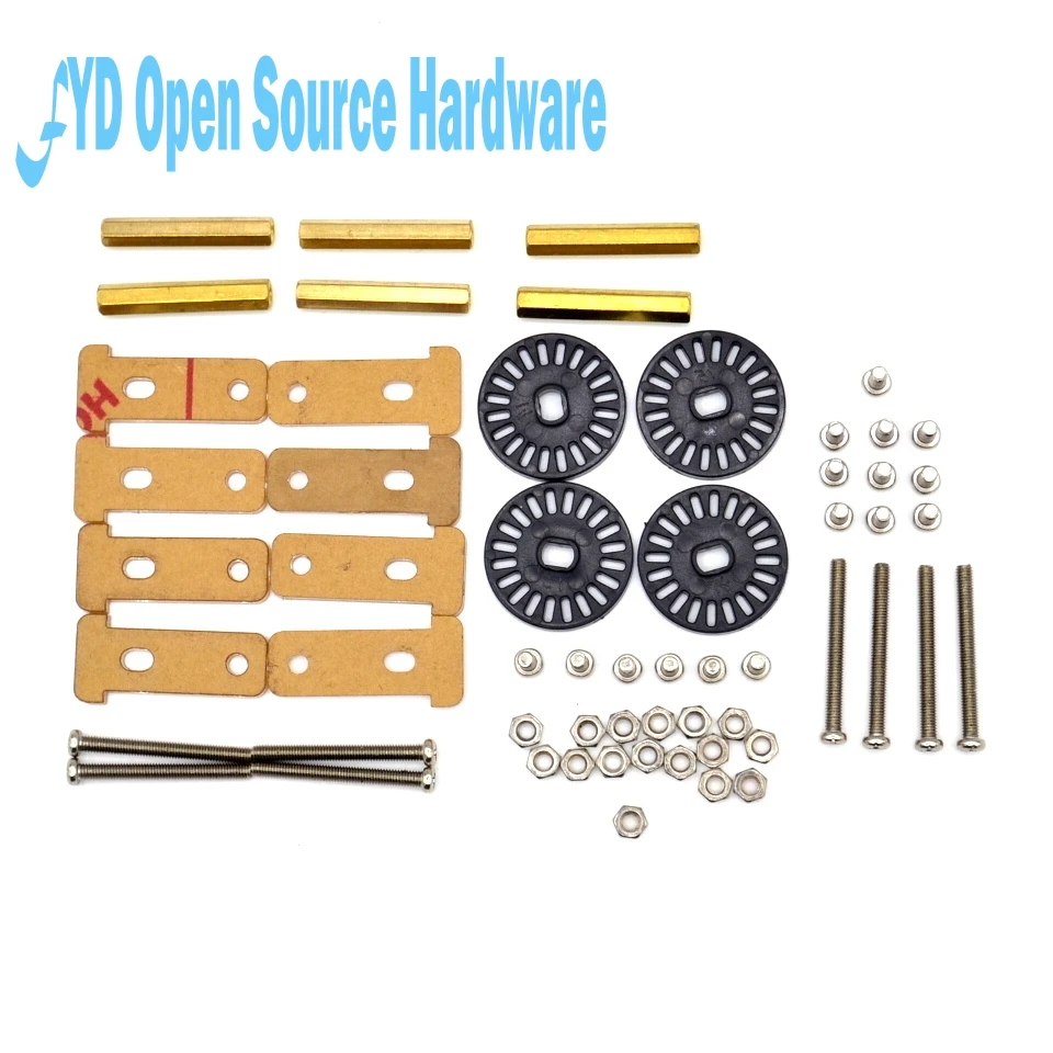 1 шт., мотор, умный робот, шасси автомобиля, электронное производство, DIY Kit, кодер скорости, батарейный блок, 4WD, 4 колеса автомобиля