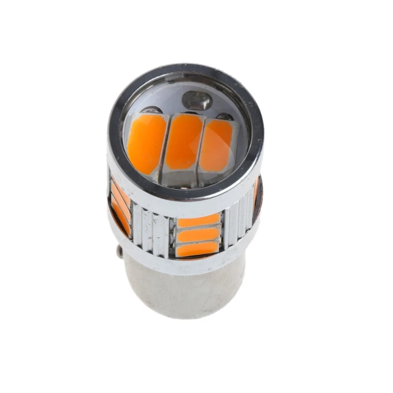 Янтарная Светодиодная лампа указателя поворота сигнала стоп DC 12V 18 SMD BAU15S 5730