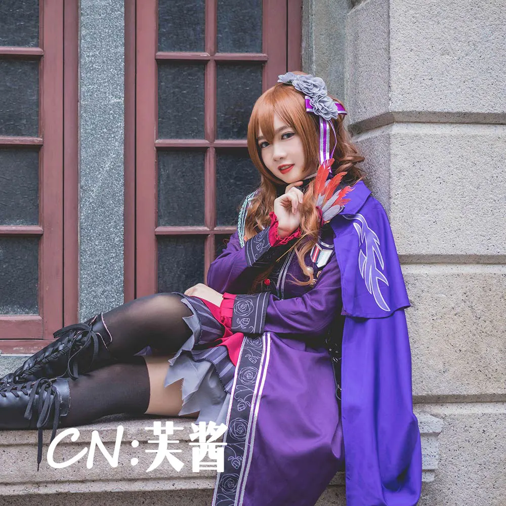 Косплей Костюм BanG Dream Roselia 3th live Lisa Imai Униформа Хэллоуин Рождество аниме индивидуальный заказ
