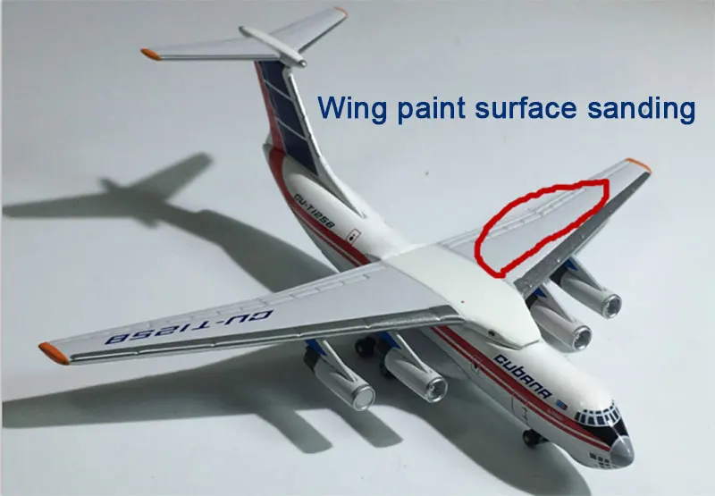 1/500 Аэрофлот Илюшин Il-76 CU-T1258 Кубана русский самолет Металл изысканный подарок статическая шкала модель коллекционная игрушка