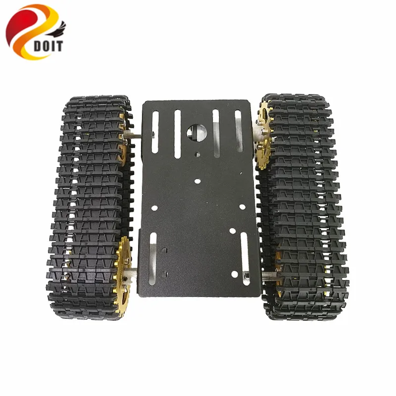 DOIT DIY RC робот танк автомобильный комплект, мини T101, Роботизированный гусеничный шасси модель платформы с 33GB-520 мотор для Arduino DIY Роботизированный паровой Eduaction обучающий комплект