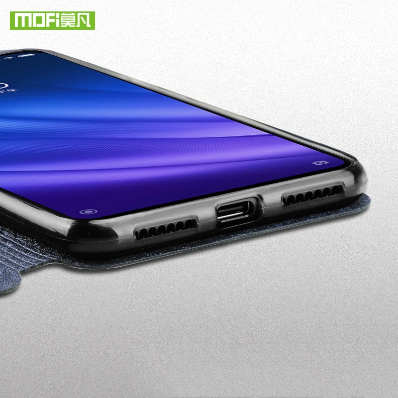 Для xiaomi 8 lite чехол для mi силиконовый роскошный флип кожаный Оригинальный MOFi 6 26 TPU