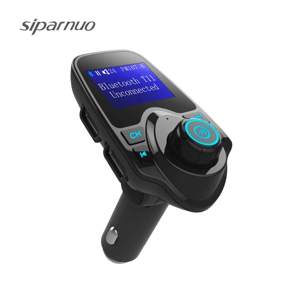 Fm трансмиттер автомобильный 12 В 2 USB порта|fm modulator|car mp3fm transmitter |