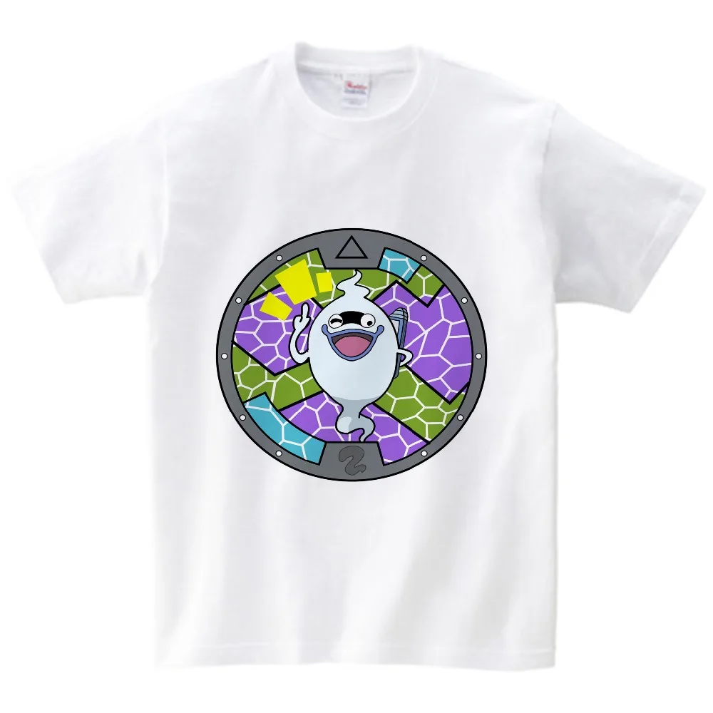Футболка Yo kai Watch для мальчиков летняя футболка Детская с принтом аниме детская