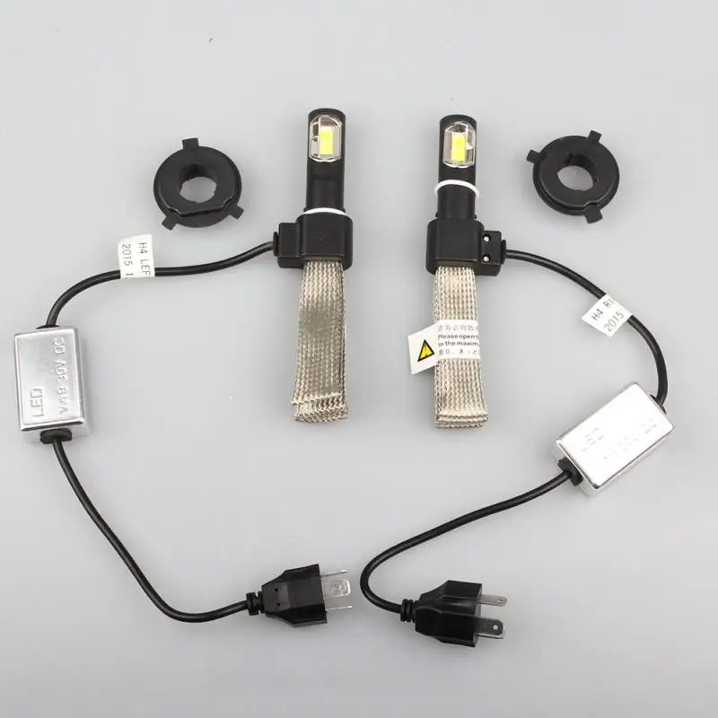 Акция! Двойной луч S7 turbo LED H4 HB2 9003 COB 32W 4000lm 6000K Автомобильная фара противотуманная