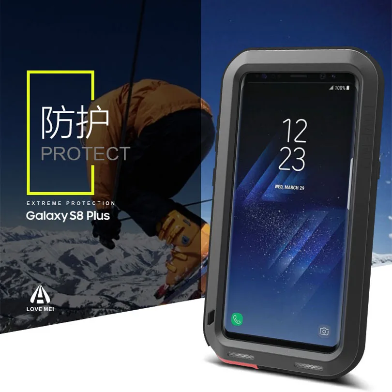 For SAMSUNG GALAXY S8 PLUS Original LOVE MEI Shock Drop Proof Aluminum Metal case for Galaxy / Plus S802 | Мобильные телефоны и