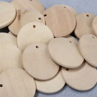 100pcs 15mm 25mm high quality round wood circles poker chips with holes for children board games pieces dty chessman