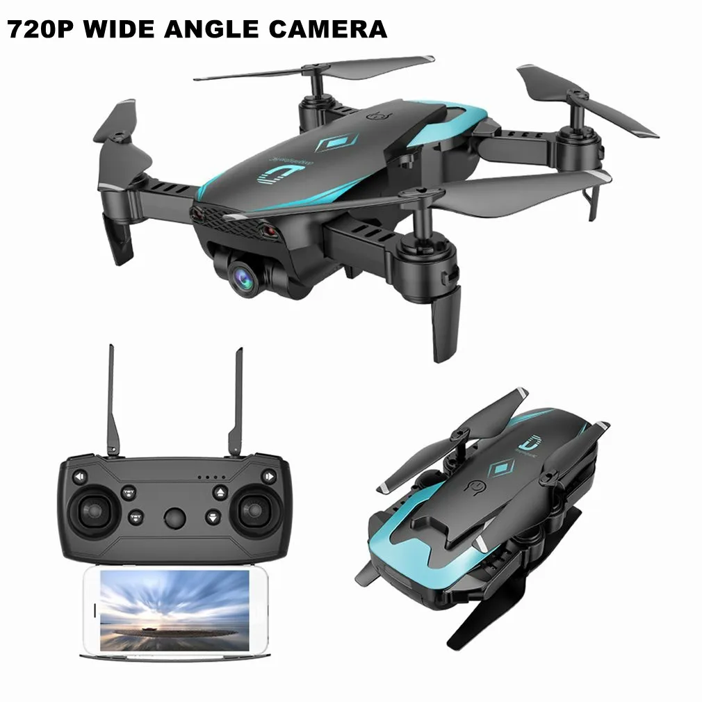 X12 FPV RC складной Дрон с камерой HD широкоугольный Wifi RC Квадрокоптер удерживающий высоту один ключ возврат Безголовый Mode3D флип - Цвет: BLACK 720P