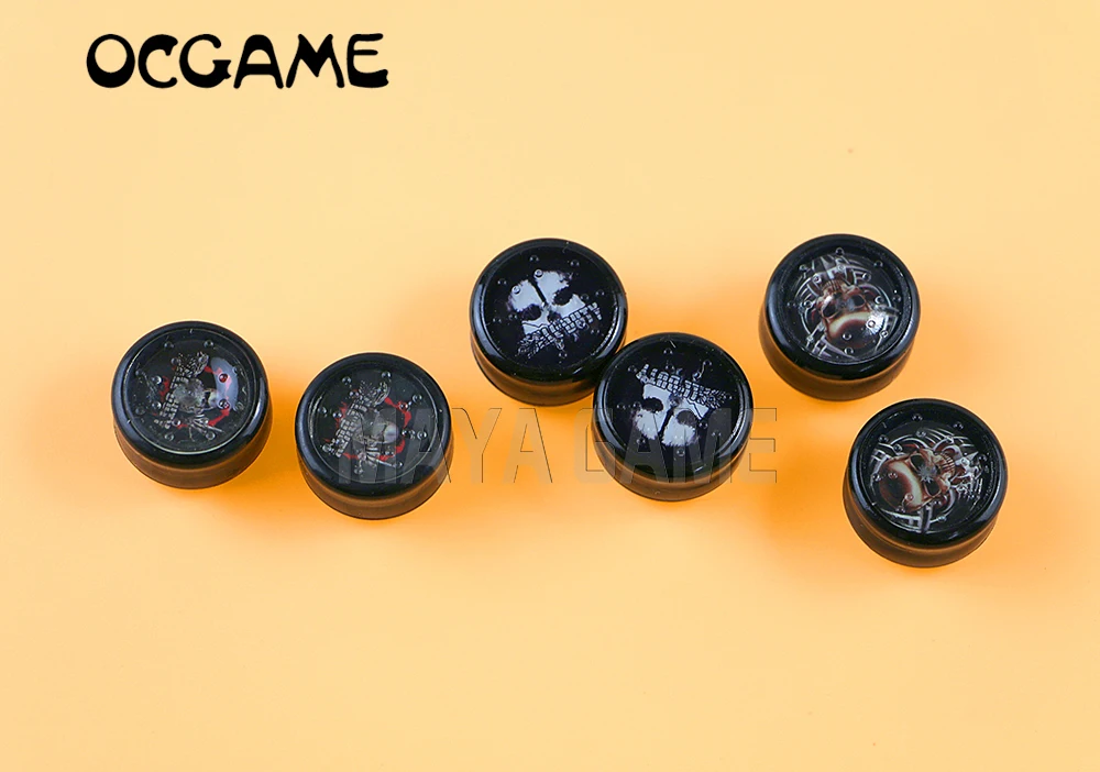 

OCGAME силиконовые колпачки для больших пальцев Желейная ручка колпачок Призрак Череп увеличивающие высоту захваты для Xbox One контроллер для ...